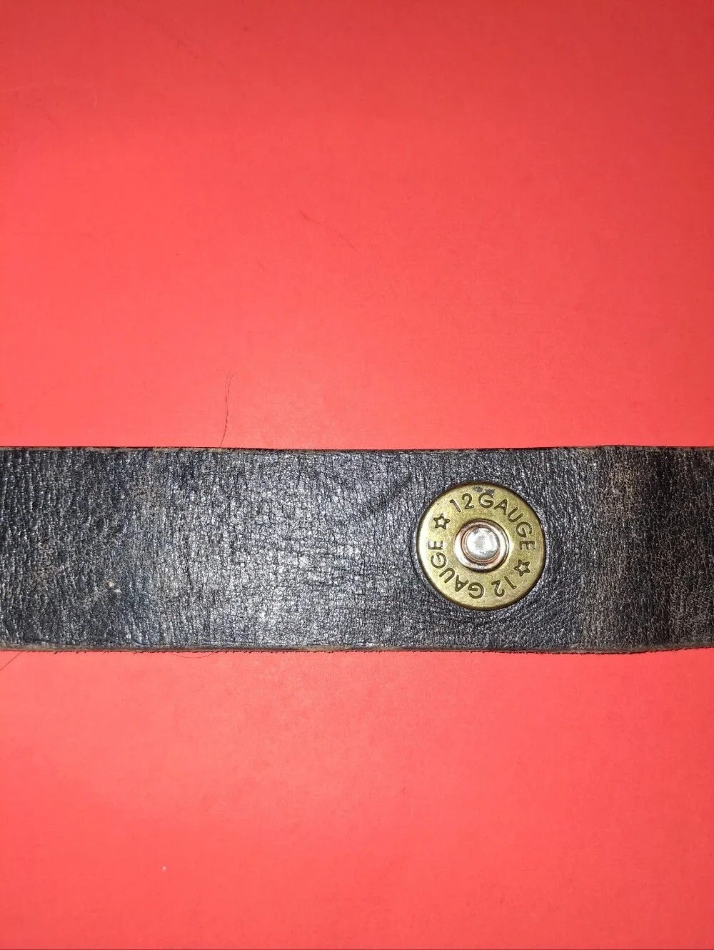 Nacona Men's Brown Leather 12 Gauge Shotgun Shell Belt
